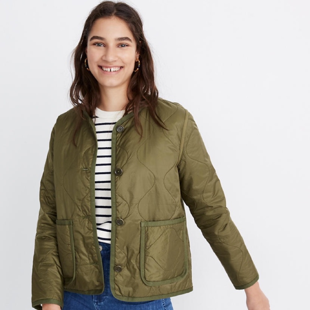 *NWT* *Offers Open* Madewell quilted jacket (2020)